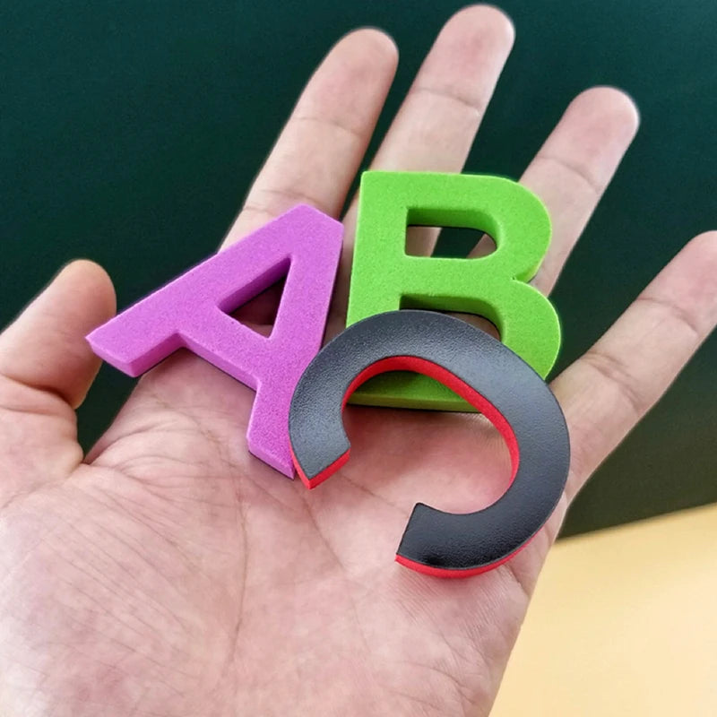 Prime Deal Zone ABC magnetic English letter stickers on a refrigerator, educational toy for children, ideal Christmas gift