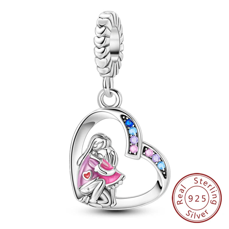 925 Sterling Silver Charm Beads — Love, Family & Life Designs