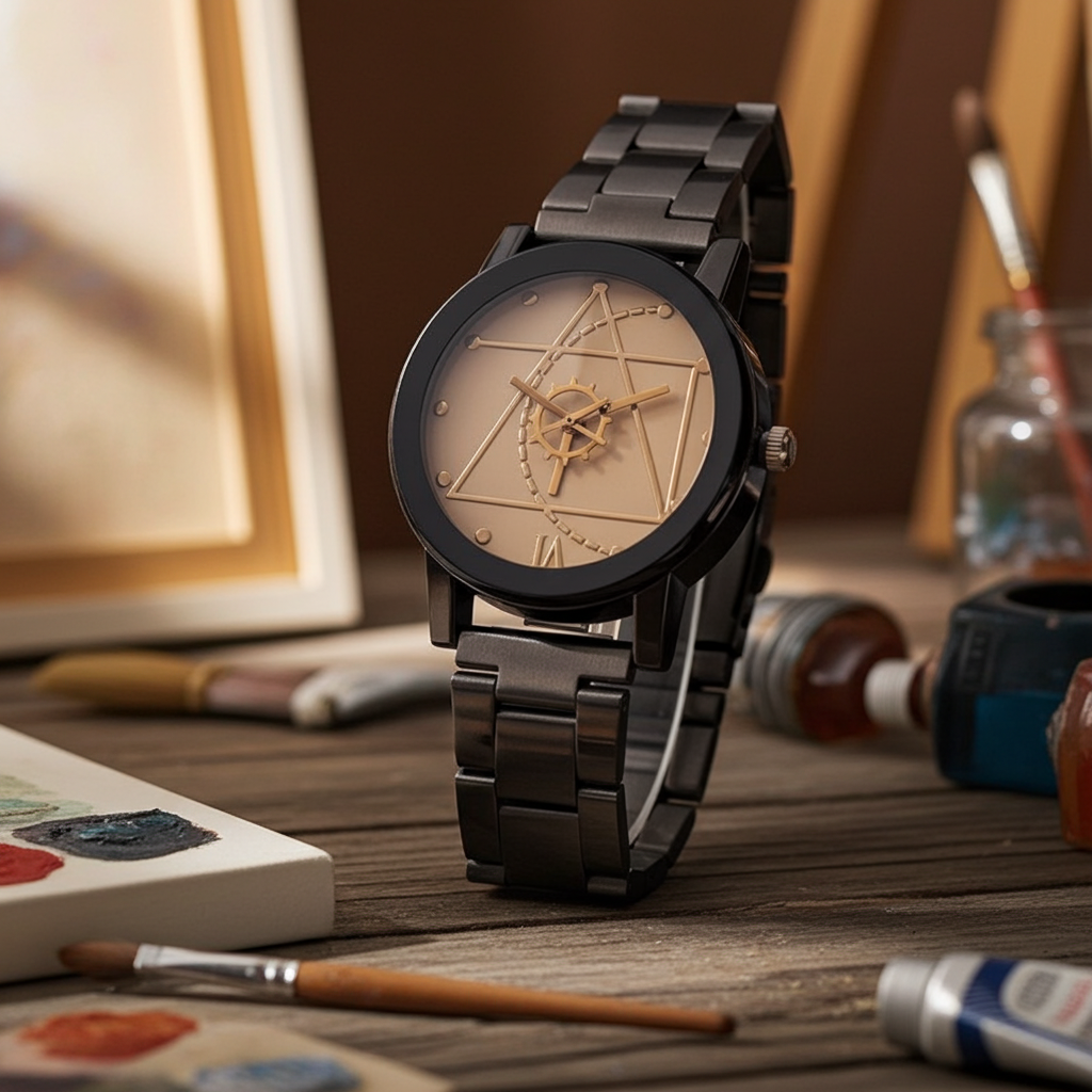 Gear compass watch, product feature graphic 2