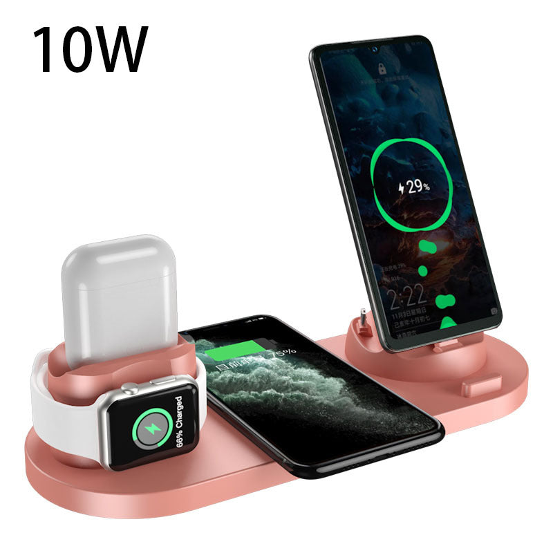 6-in-1 Wireless Charging Dock Station for iPhone, Watch & More