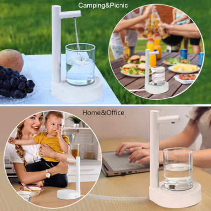 Electric Water Dispenser Pump – USB Rechargeable, Fits Standard Gallon Bottles