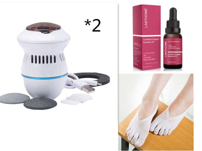 Electric Foot Callus Remover – USB Rechargeable with Vacuum System