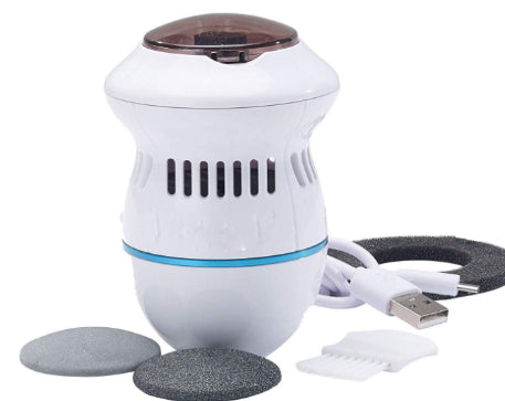 Electric Foot Callus Remover – USB Rechargeable with Vacuum System