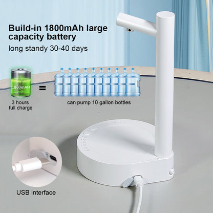 Electric Water Dispenser Pump – USB Rechargeable, Fits Standard Gallon Bottles